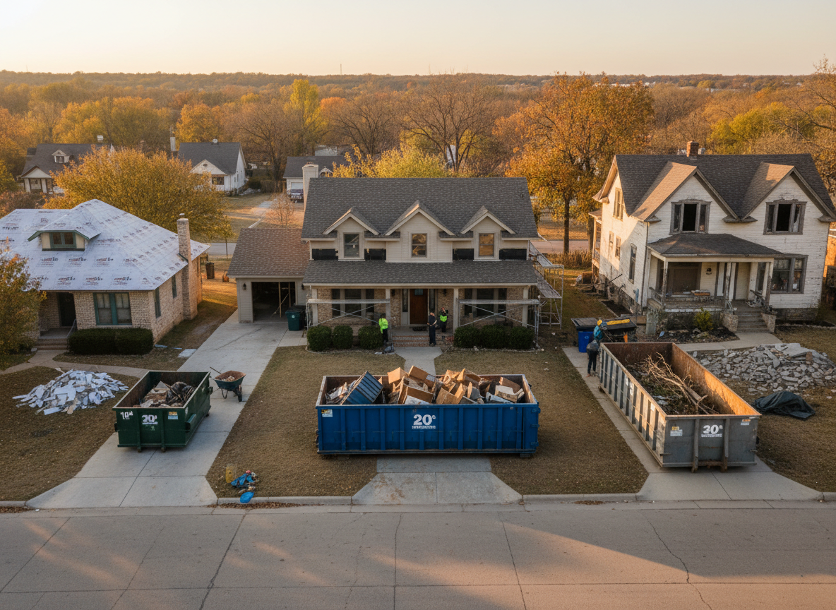 Roll Off Dumpster Sizes for Home Renovations in Stillwater