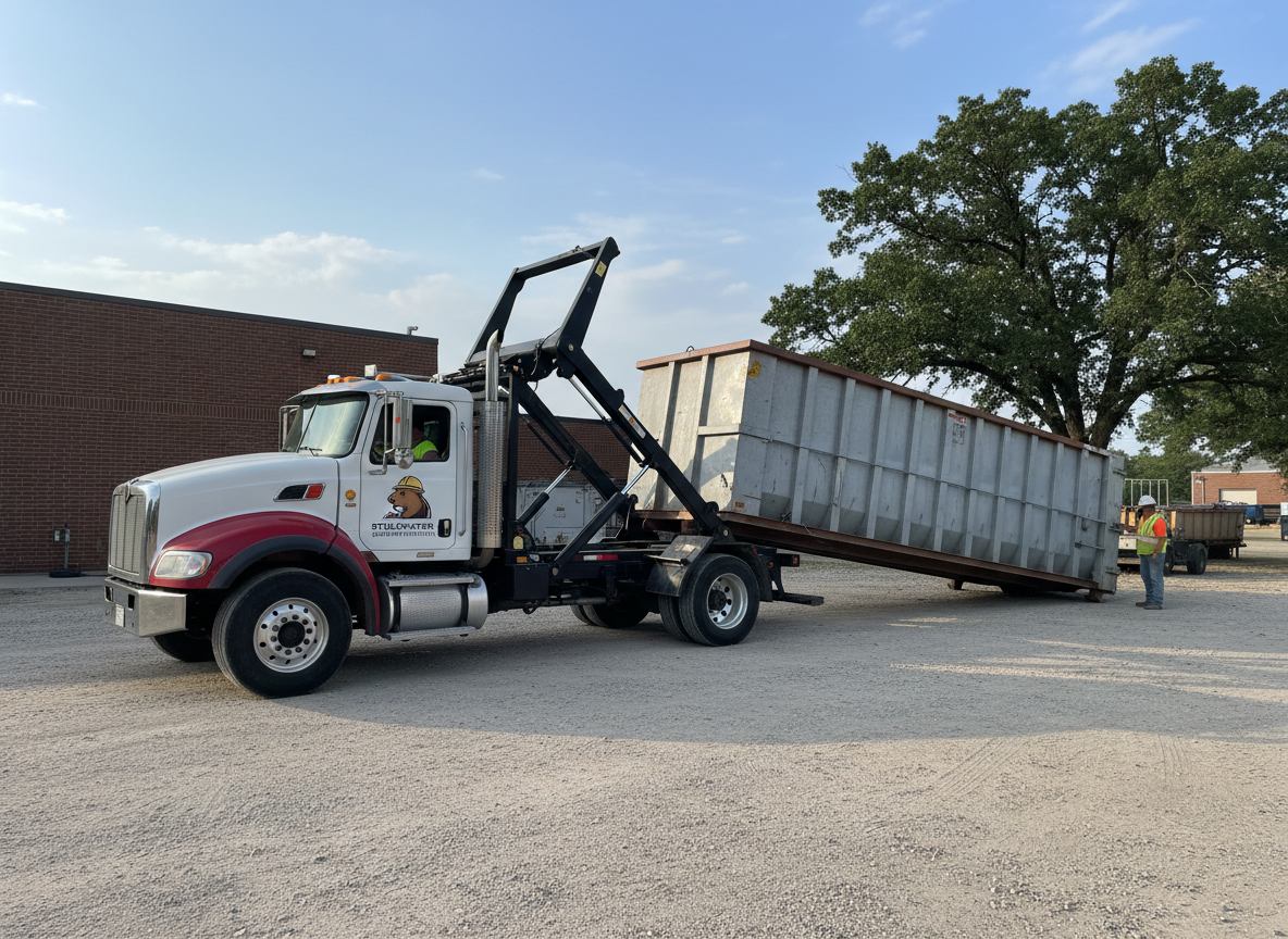 Dumpster Rental work by Dumpster Rental Stillwater in Stillwater, OK